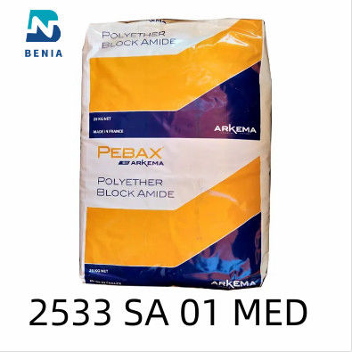 Arkema Pebax 2533 SA 01 de Maagdelijke Korrel van MED Thermoplastic Elastomer Medical Applications Al Kleur