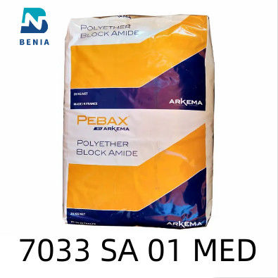 Arkema Pebax 7033 SA 01 de Maagdelijke Korrel van MED Thermoplastic Elastomer Medical Application Al Kleur