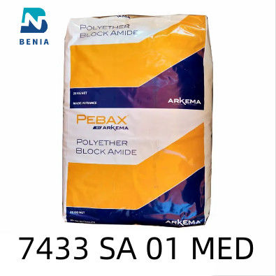 Arkema Pebax 7433 SA 01 de Maagdelijke Korrel van MED Thermoplastic Elastomer Medical Application Al Kleur