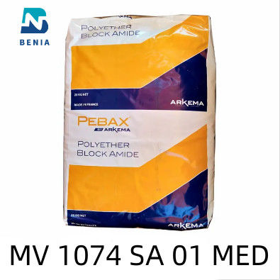 Arkema Pebax MV 1074 SA 01 de Maagdelijke Korrel van MED Thermoplastic Elastomer Medical Application Al Kleur