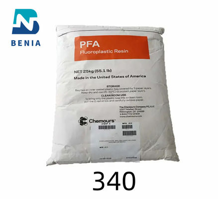 Dupont PFA 340 PFA Perfluoroalkoxy 25 kg/zak voor slang/draad/kabelisolatie