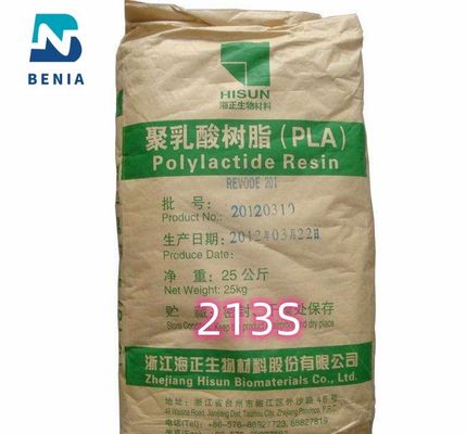 Hisun PLA Hars REVODE 213S Polymilkszuur Biobased PLA Pellets voor biologisch afbreekbaar composteerbaar